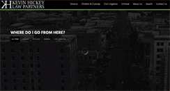 Desktop Screenshot of kevinhickeylaw.com